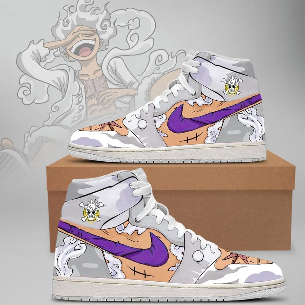 Luffy G5 One Piece Air Jordan 1 High Top Shoes SMLGOP2 - Sneakatelier