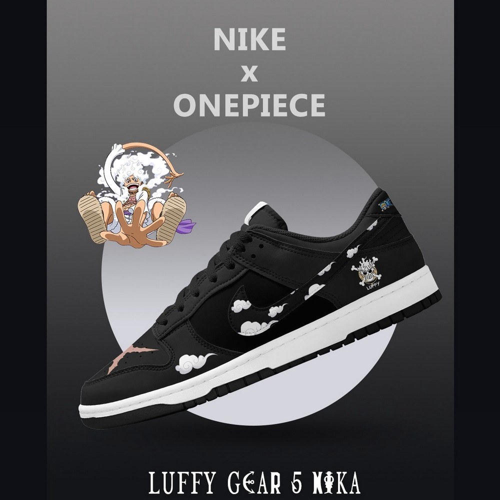 Luffy Gear 5 Nika V.4 One Piece Limited Low Top Shoes - Shoesmates Luffy Gear 5 Nika V.4 One Piece Limited Low Top Shoes - Sneakatelier Sneakatelier