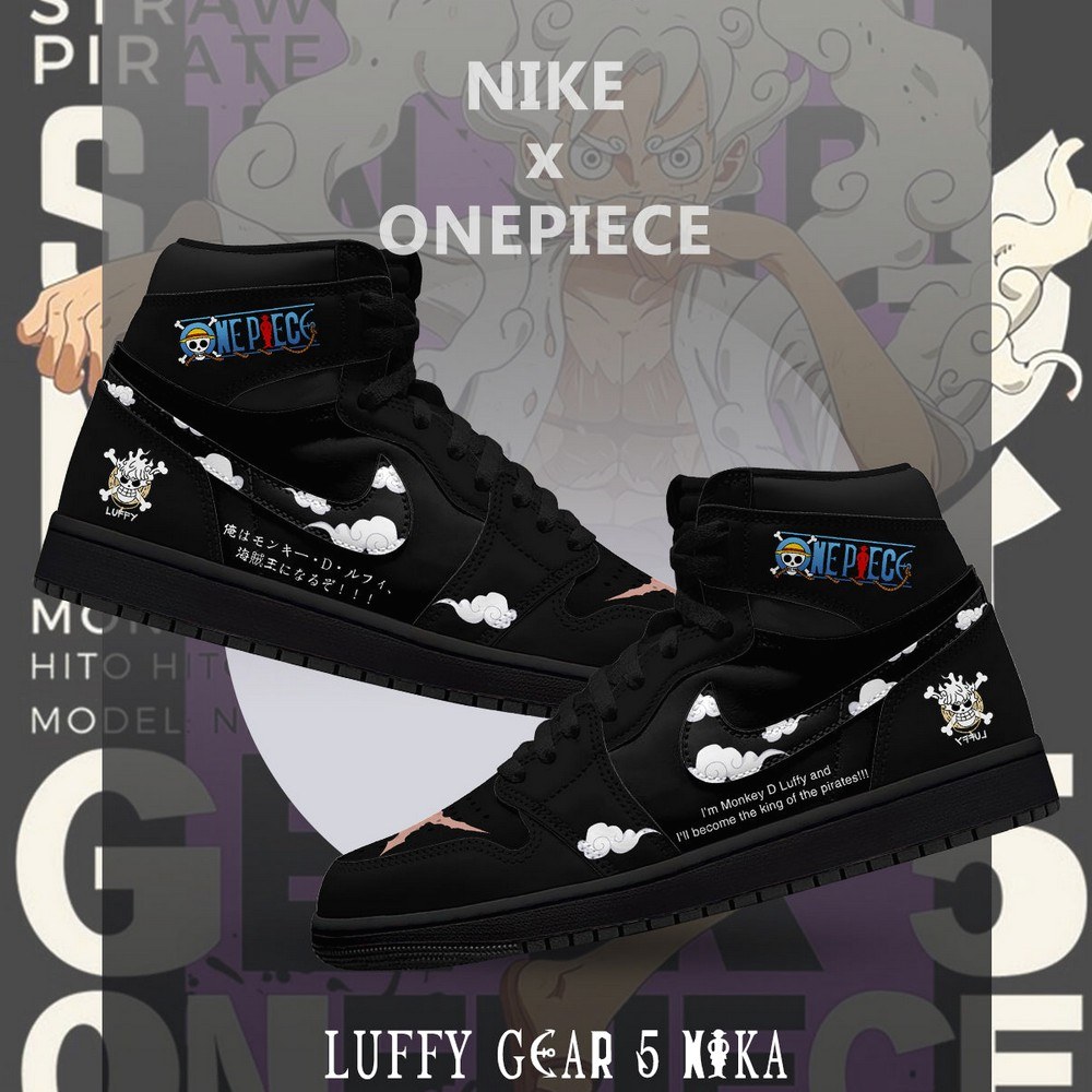 Luffy Gear 5 Nika V.5 One Piece Limited High Top Shoes - Sneakatelier