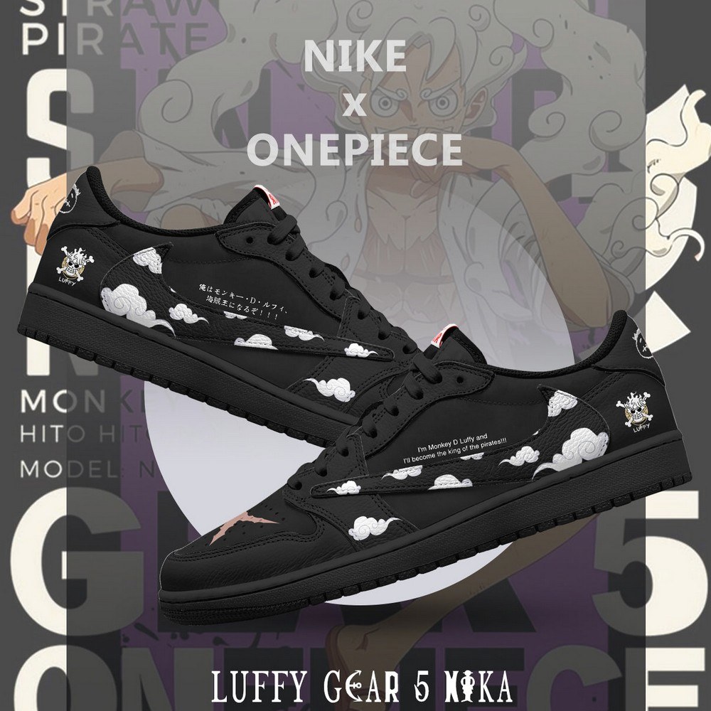 Luffy Gear 5 Nika V.6 One Piece Limited Low Top Shoes - Shoesmates Luffy Gear 5 Nika V.6 One Piece Limited Low Top Shoes - Sneakatelier Sneakatelier