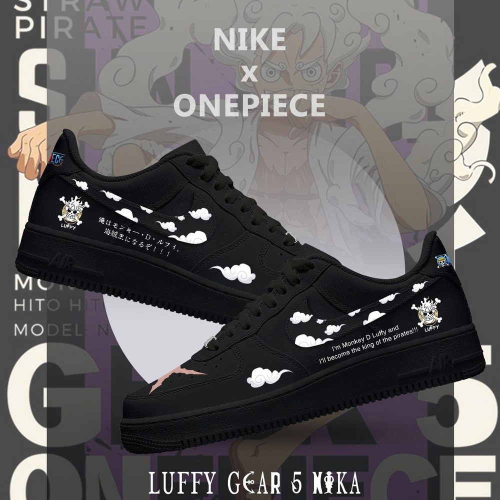 Luffy Gear 5 Nika V.7 One Piece Limited Low Top Shoes - Shoesmates Luffy Gear 5 Nika V.7 One Piece Limited Low Top Shoes - Sneakatelier Sneakatelier