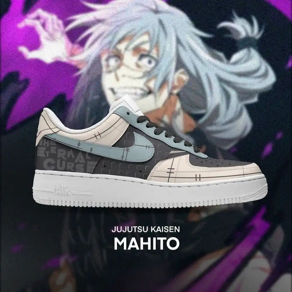 Mahito Jujutsu Kaisen Edition Low Top Shoes - Sneakatelier