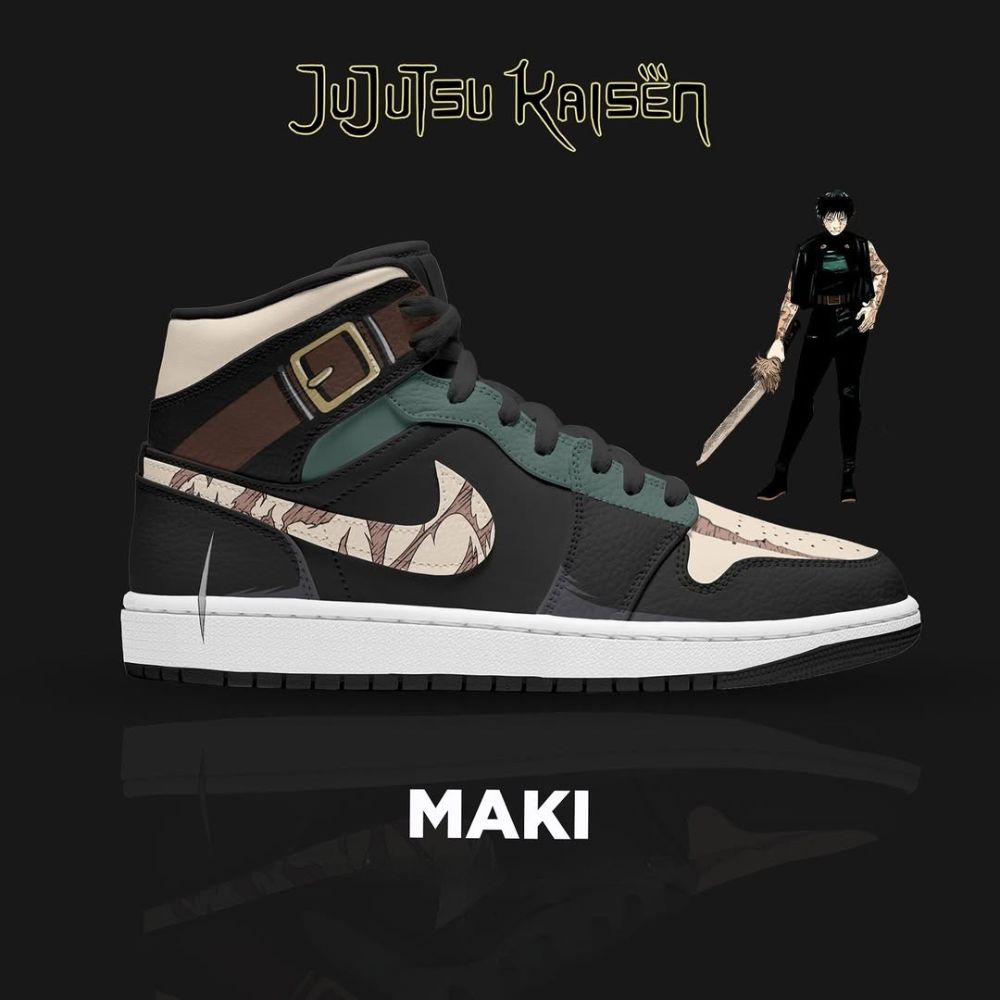 Maki Jujutsu Kaisen Special High Top Shoes - Shoesmates Maki Jujutsu Kaisen Special High Top Shoes - Sneakatelier Sneakatelier