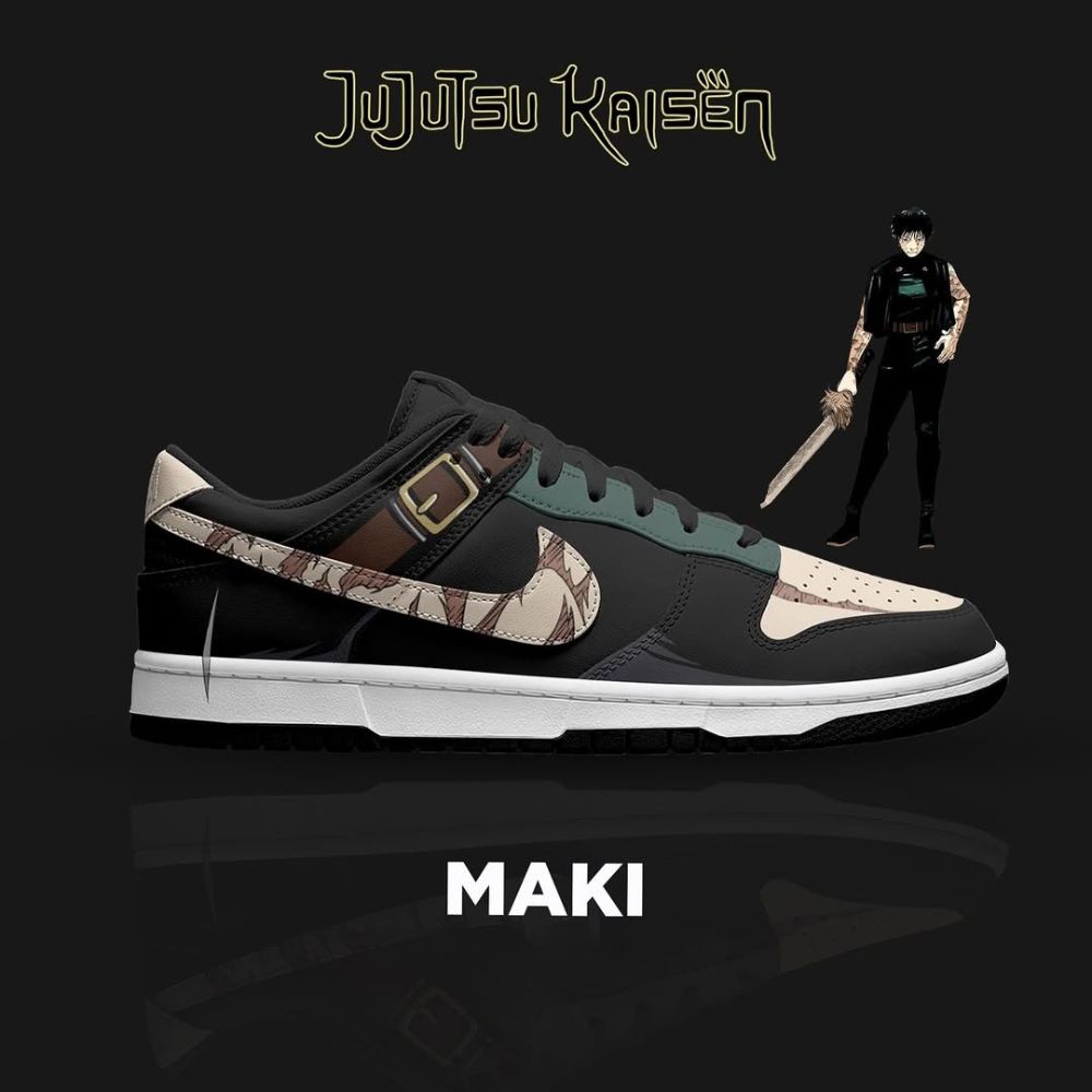 Maki V.2 Jujutsu Kaisen Special Low Top Shoes - Shoesmates Maki V.2 Jujutsu Kaisen Special Low Top Shoes - Sneakatelier Sneakatelier