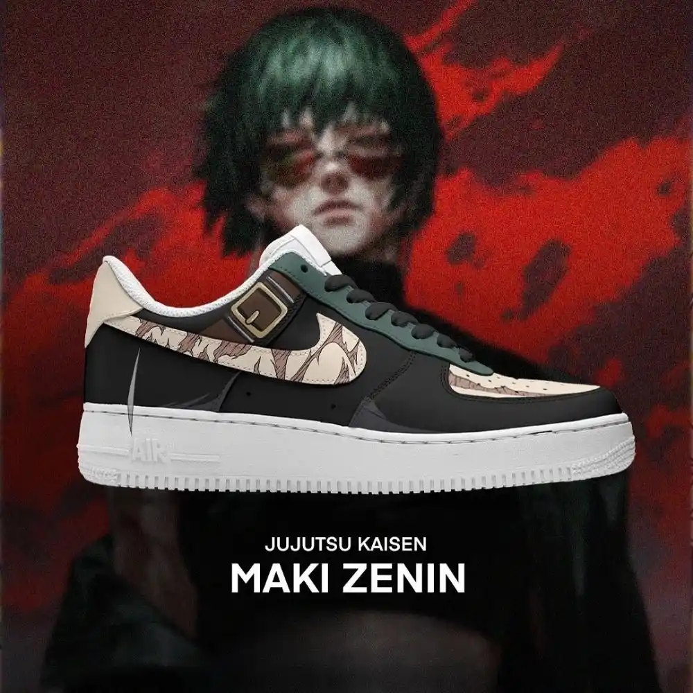 Maki Zennin Jujutsu Kaisen Edition Low Top Shoes - Sneakatelier