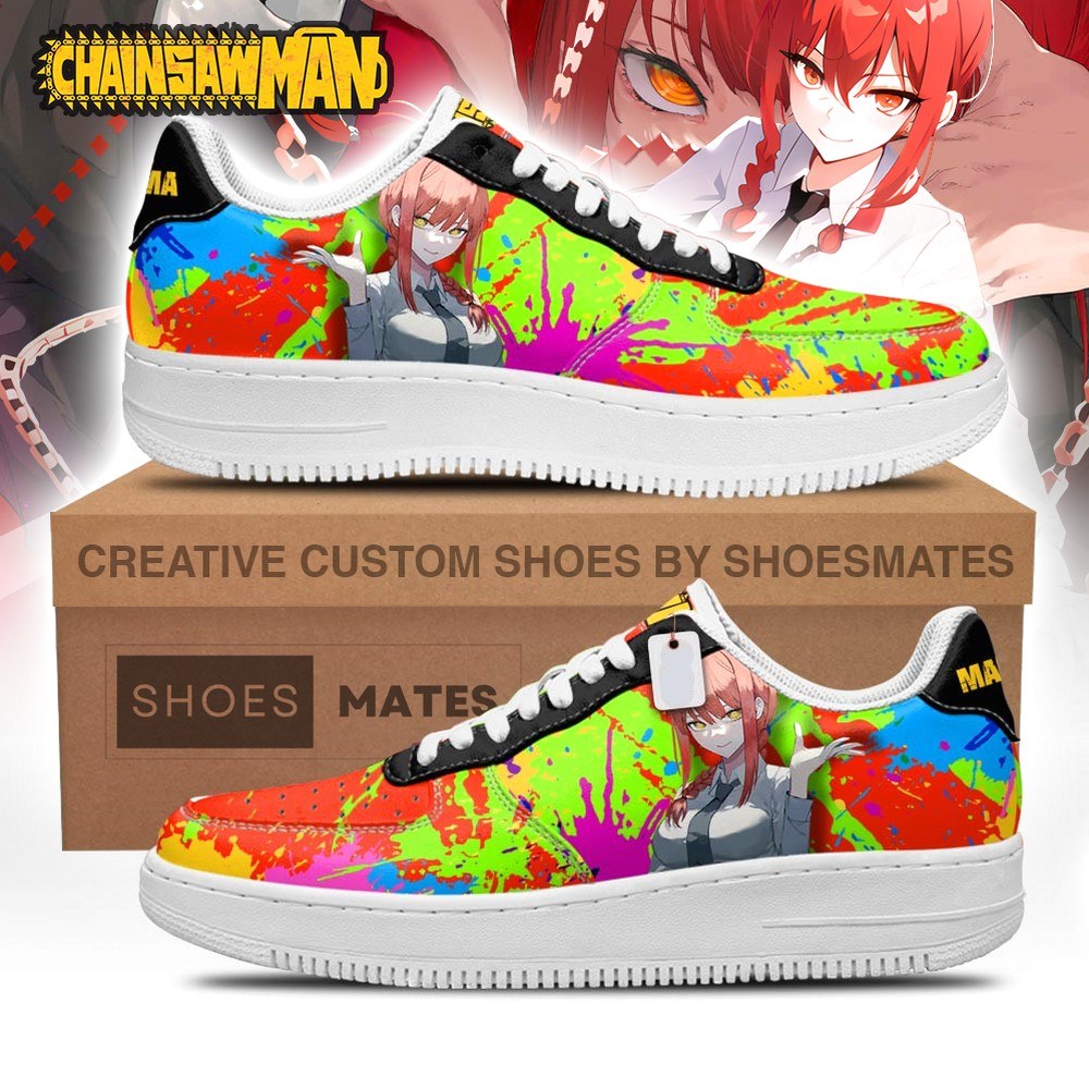 Makima Chainsaw Man NAF Shoes - Shoesmates Makima Chainsaw Man NAF Shoes - Sneakatelier Sneakatelier