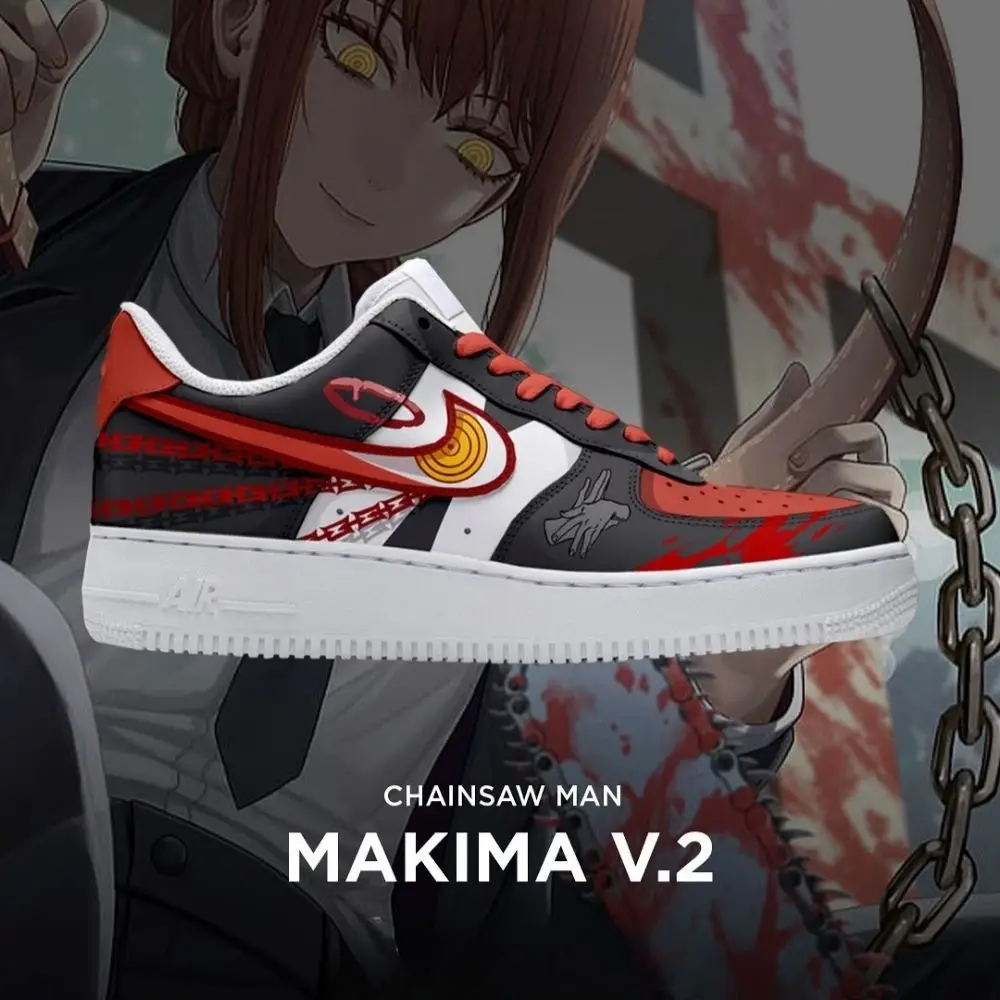 Makima V.2 Chaisaw Man Edition Low Top Shoes - Sneakatelier