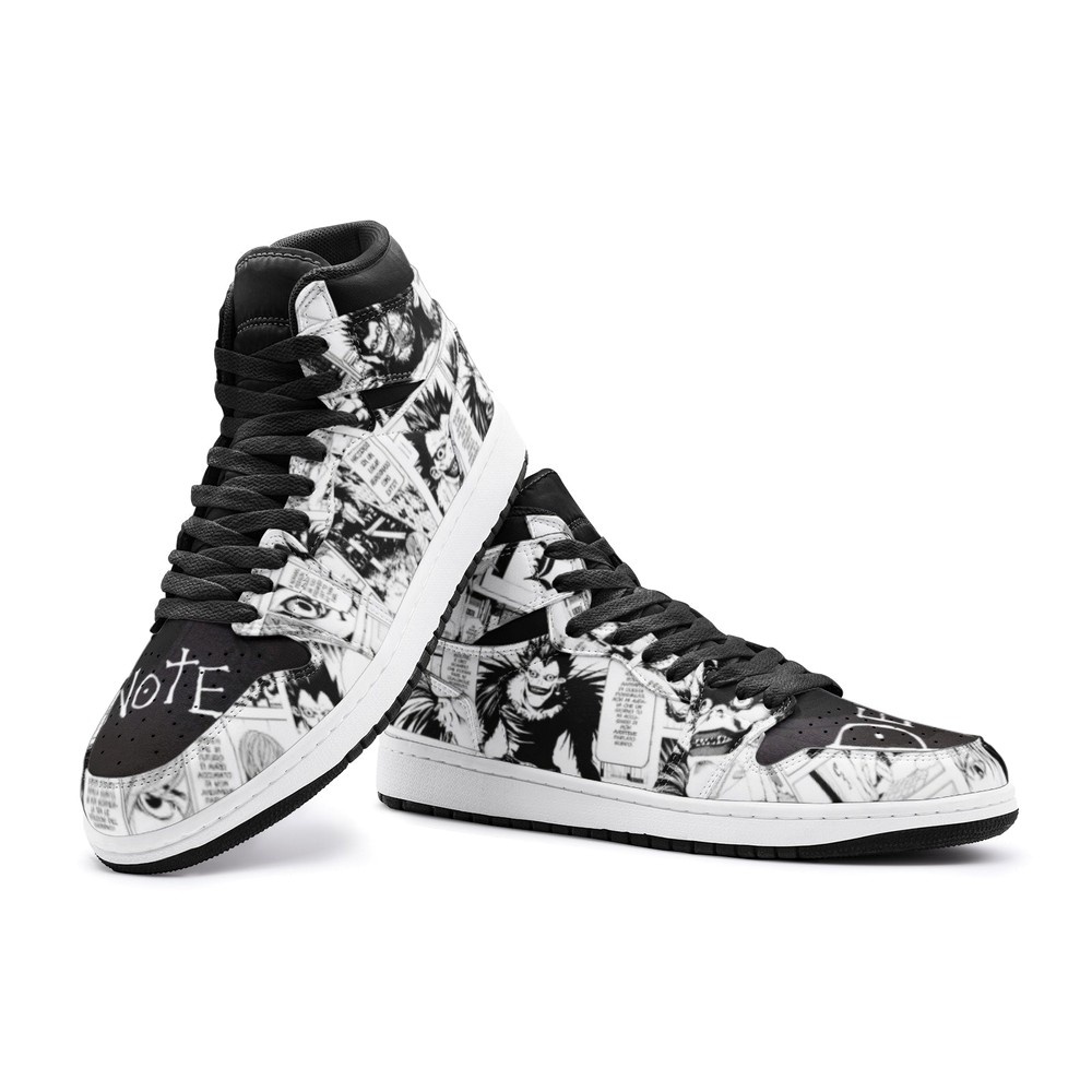 Manga Edition Desu Nōto J1 High Top Shoes - Shoesmates Manga Edition Desu Nōto J1 High Top Shoes - Sneakatelier Sneakatelier