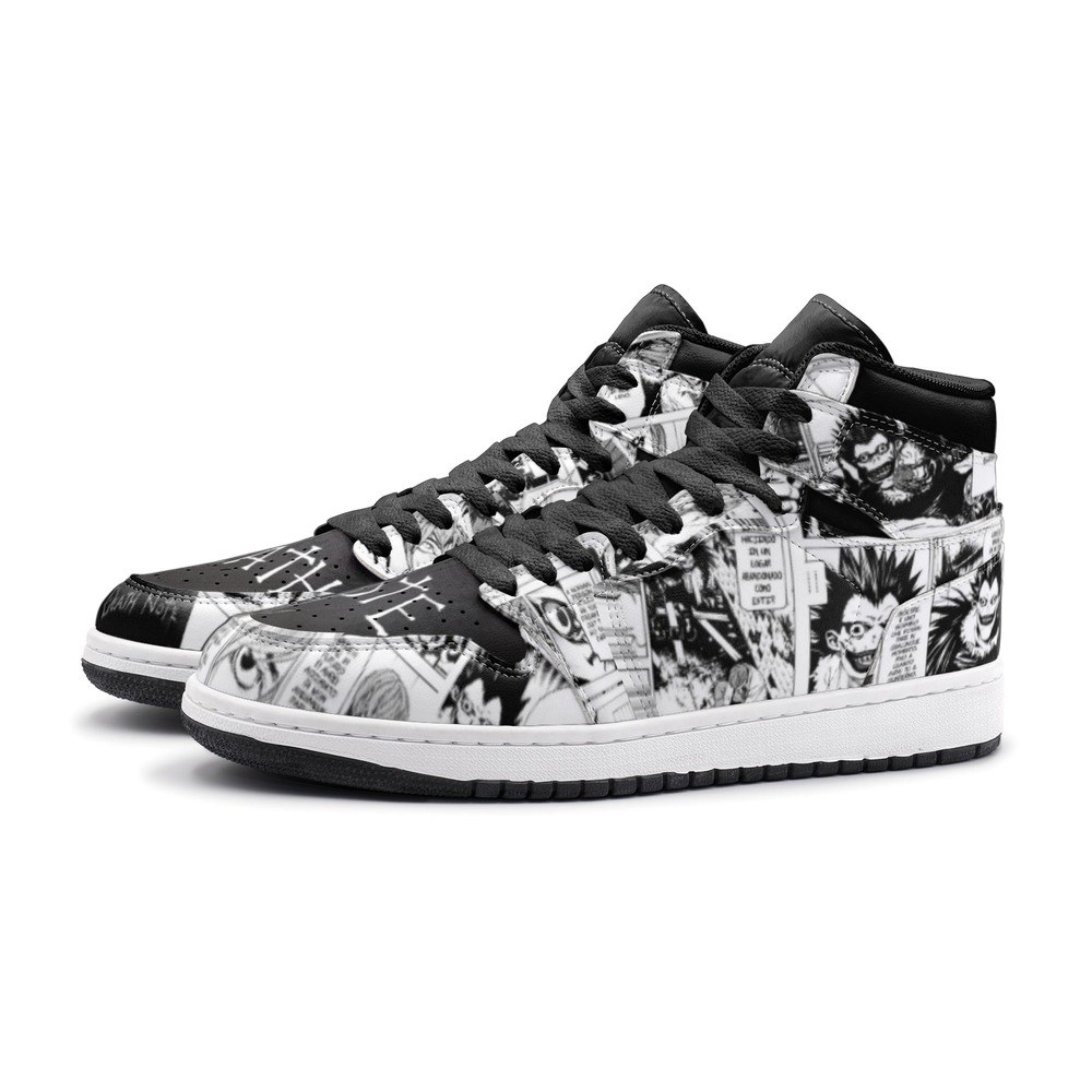 Manga Edition Desu Nōto J1 High Top Shoes - Shoesmates Manga Edition Desu Nōto J1 High Top Shoes - Sneakatelier Sneakatelier