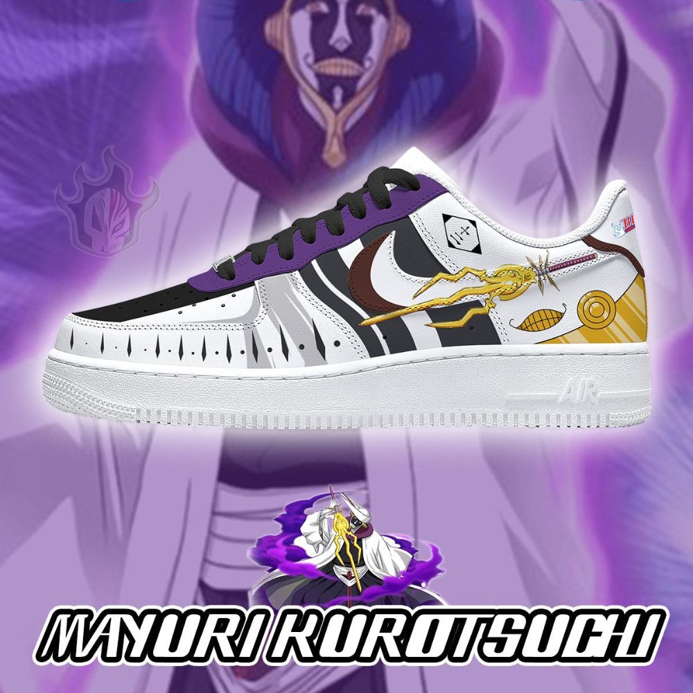 Mayuri Kurotsuchi Bleach AF1 Shoes - Shoesmates Mayuri Kurotsuchi Bleach AF1 Shoes - Sneakatelier Sneakatelier