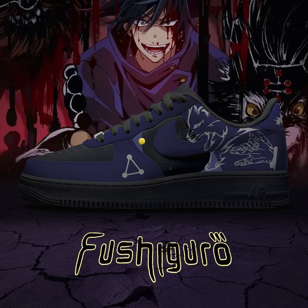 Megumi Fushiguro Cursed Technique Jujutsu Kaisen Low Top Shoes - Sneakatelier