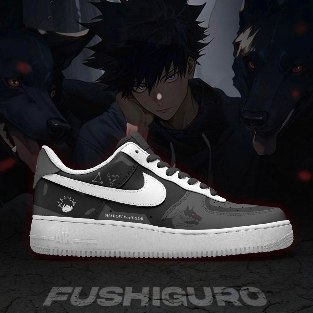Megumi Fushiguro Jujutsu Kaisen AF1 Shoes - Sneakatelier