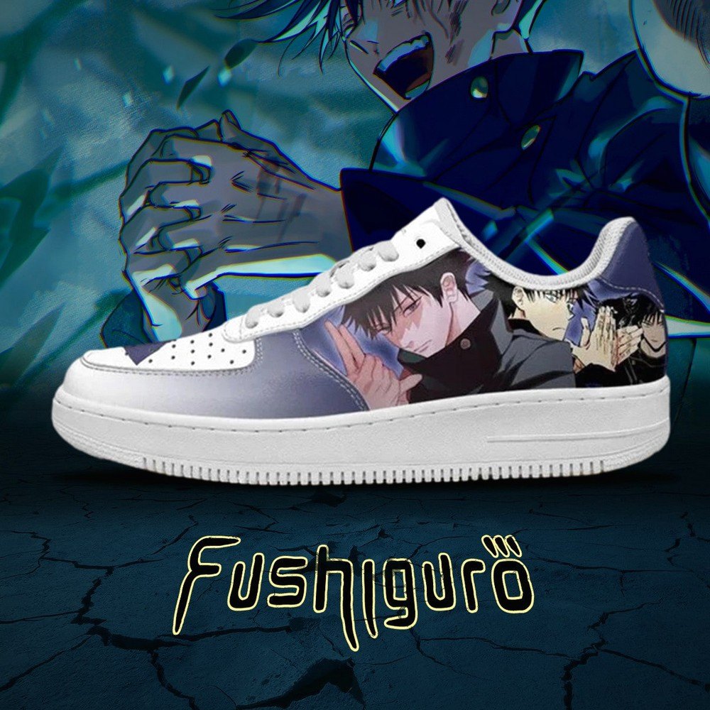 Megumi Fushiguro No.2 Jujutsu Kaisen AF1 Shoes - Sneakatelier