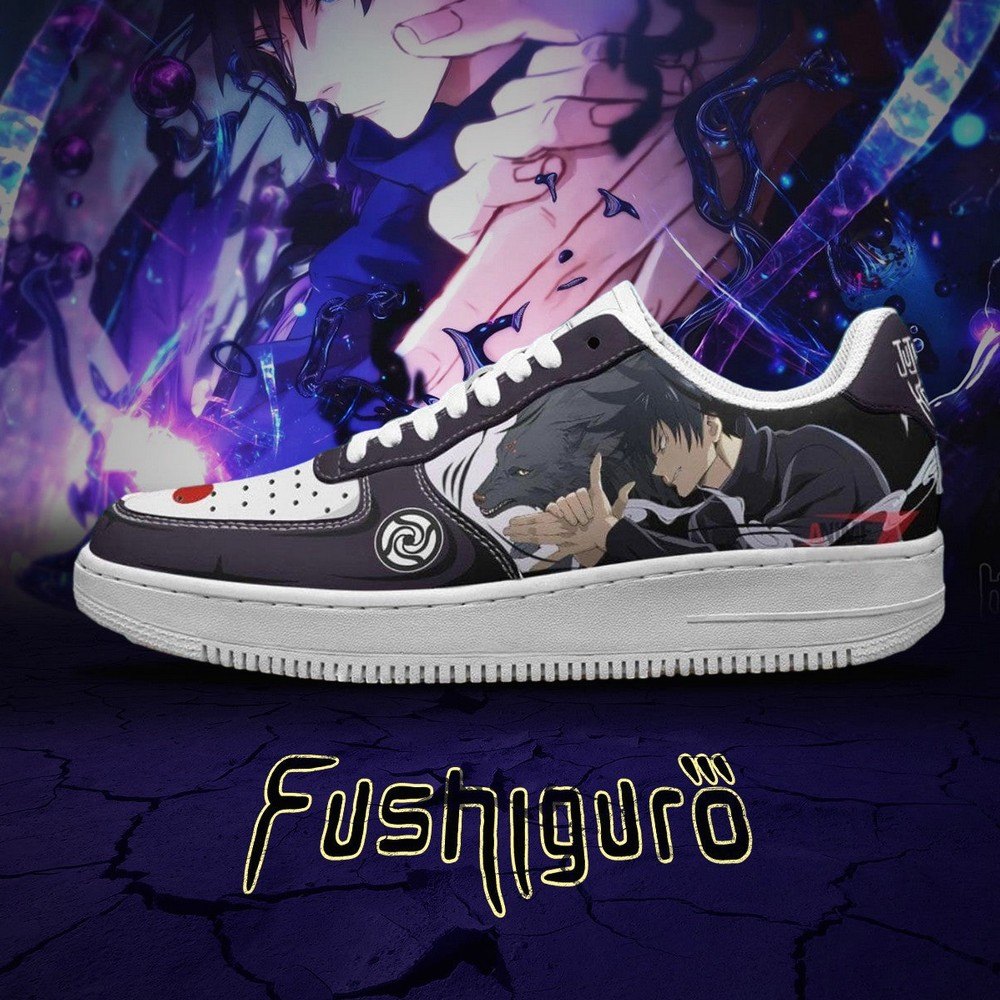 Megumi Fushiguro No.3 Jujutsu Kaisen AF1 Shoes - Sneakatelier