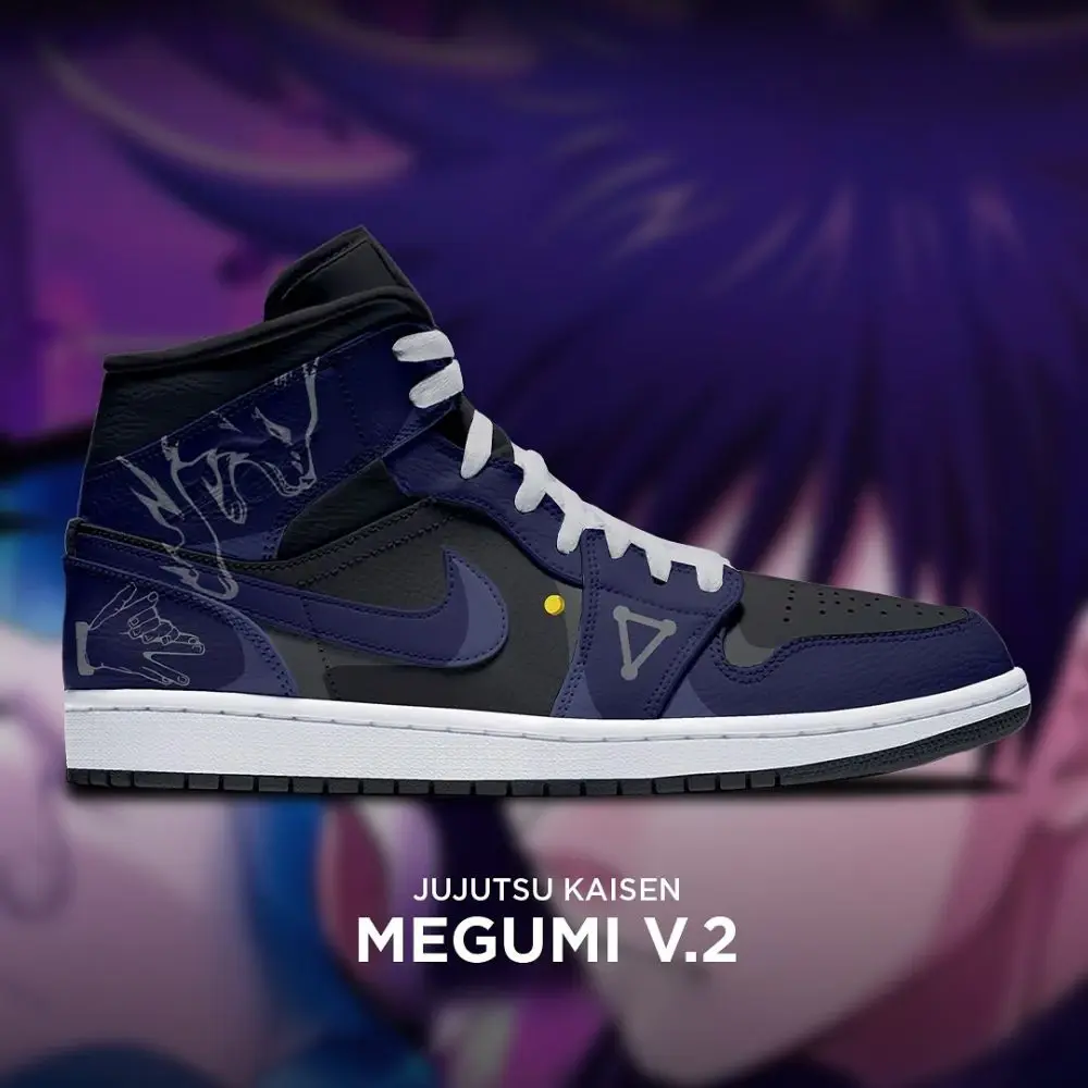 Megumi Limited Jujutsu Kaisen High Top Shoes - Sneakatelier