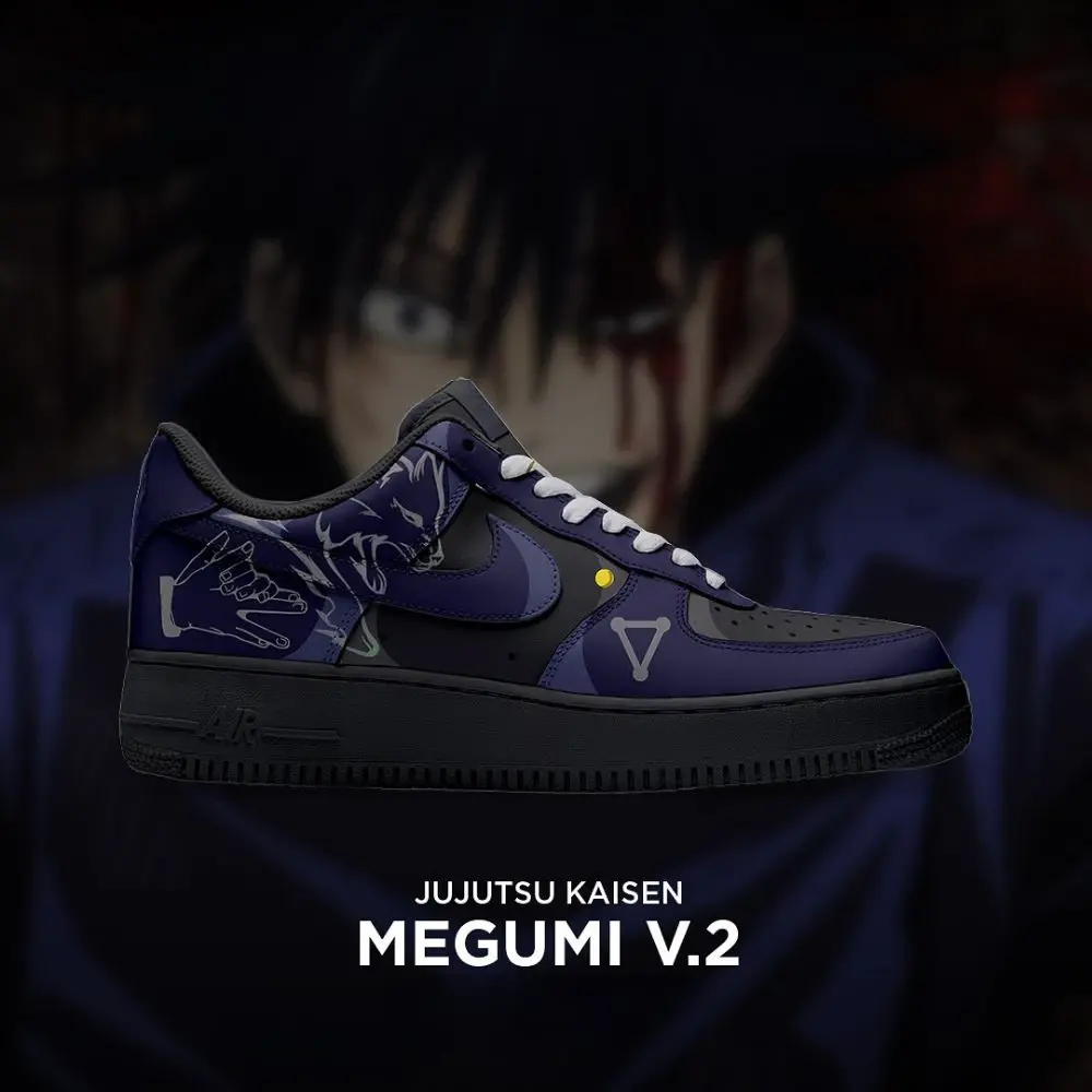 Megumi Limited Jujutsu Kaisen Low Top Shoes - Sneakatelier