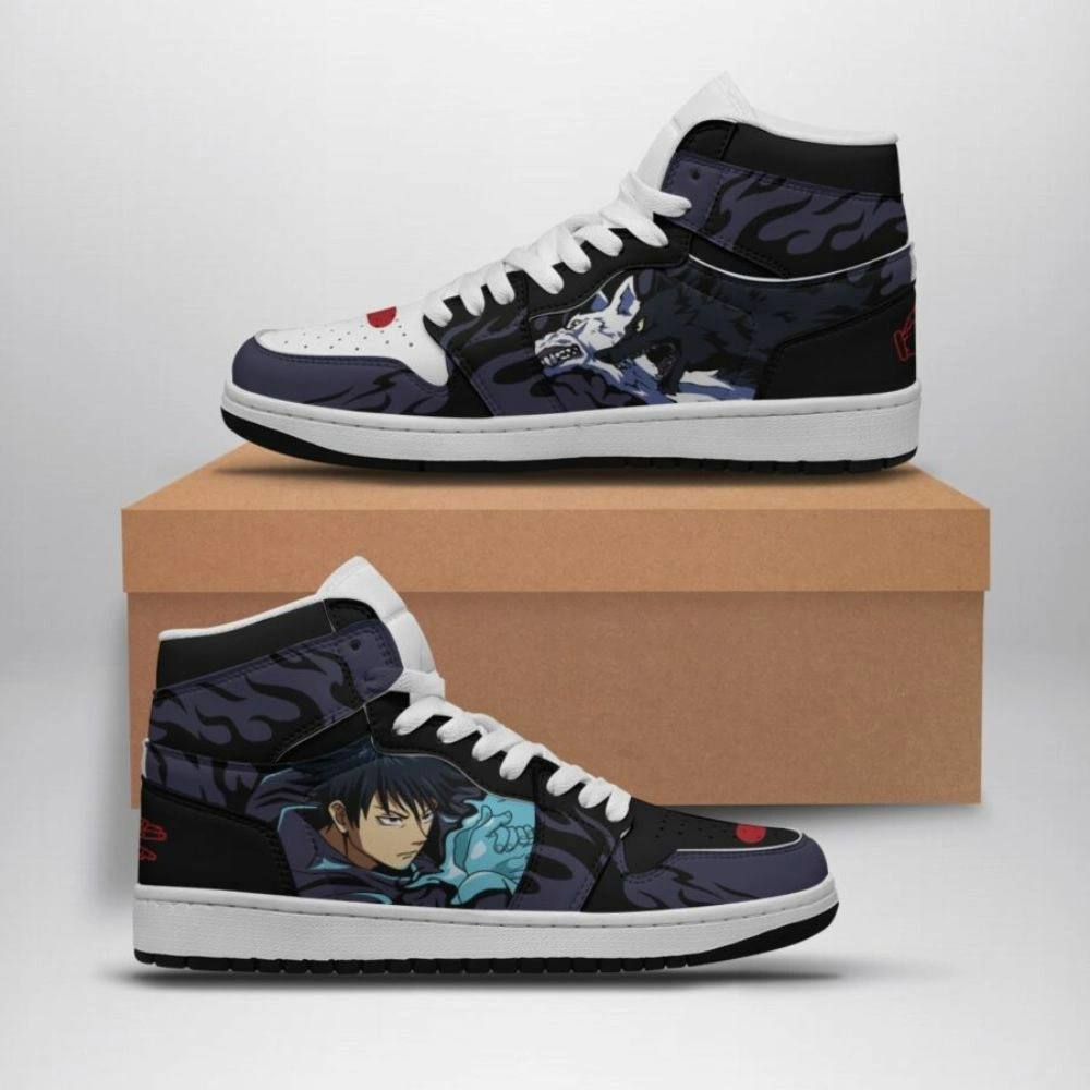 Megumi Wolf Jujutsu Kaisen Special High Top Shoes - Sneakatelier