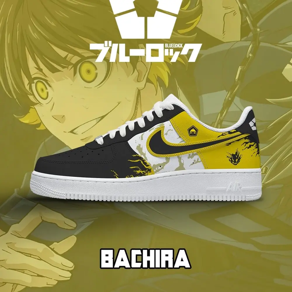 Meguru Bachira No.1 Blue Lock Low Top Shoes - Sneakatelier