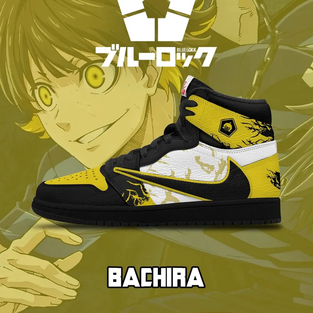 Meguru Bachira V.2 Blue Lock High Top Shoes - Sneakatelier