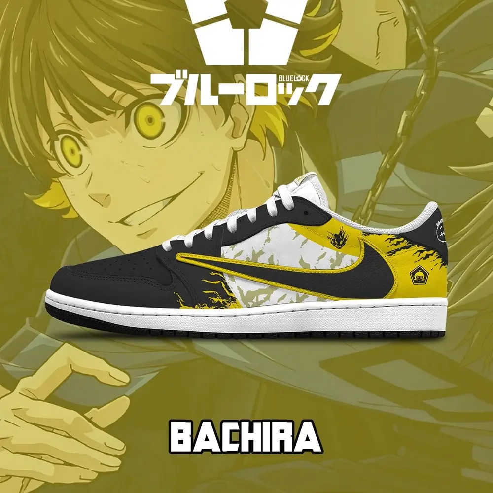 Meguru Bachira V.3 Blue Lock Low Top Shoes - Sneakatelier