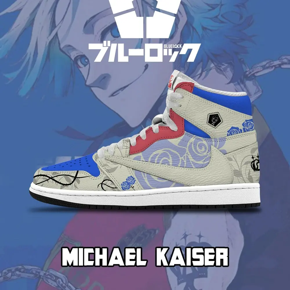 Michael Kaiser V.1 Blue Lock High Top Shoes - Sneakatelier