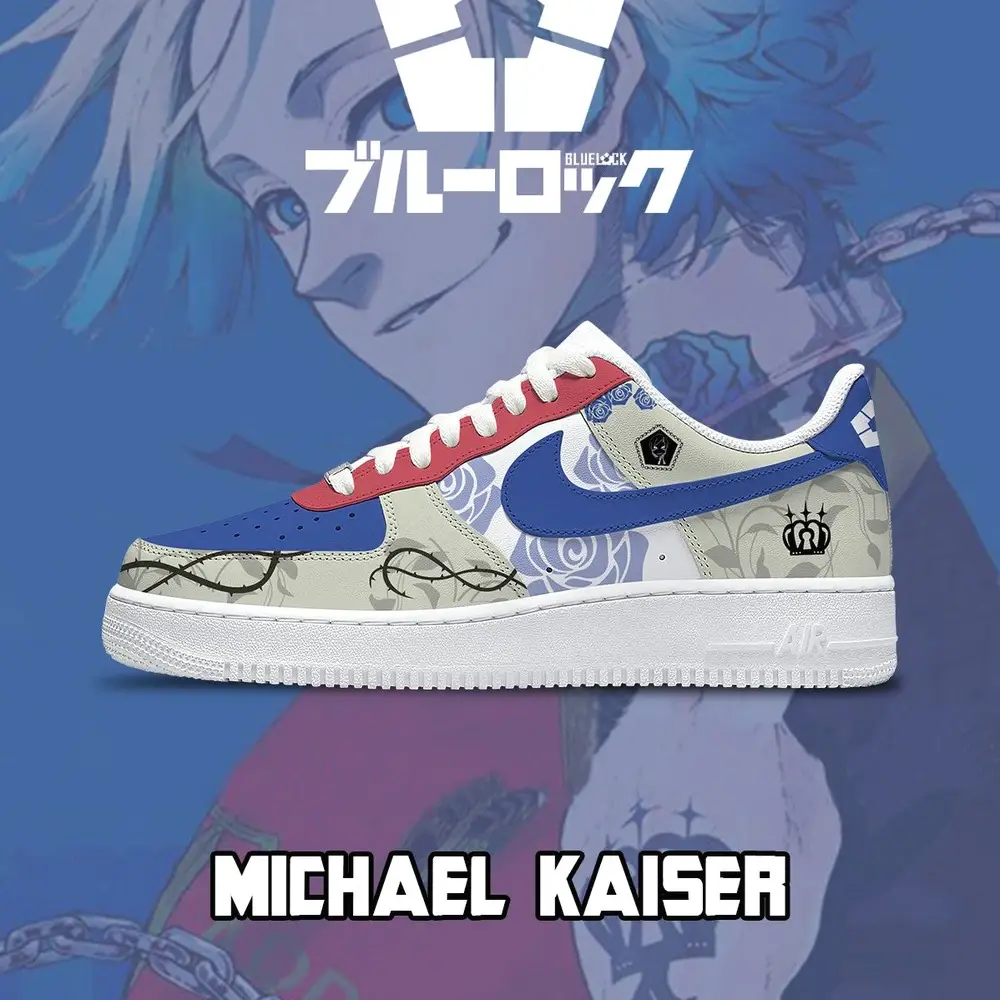 Michael Kaiser V.1 Blue Lock Low Top Shoes - Shoesmates Michael Kaiser V.1 Blue Lock Low Top Shoes - Sneakatelier Sneakatelier