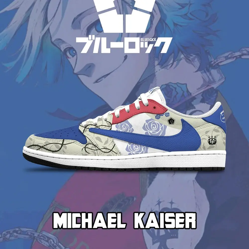 Michael Kaiser V.3 Blue Lock Low Top Shoes - Shoesmates Michael Kaiser V.3 Blue Lock Low Top Shoes - Sneakatelier Sneakatelier