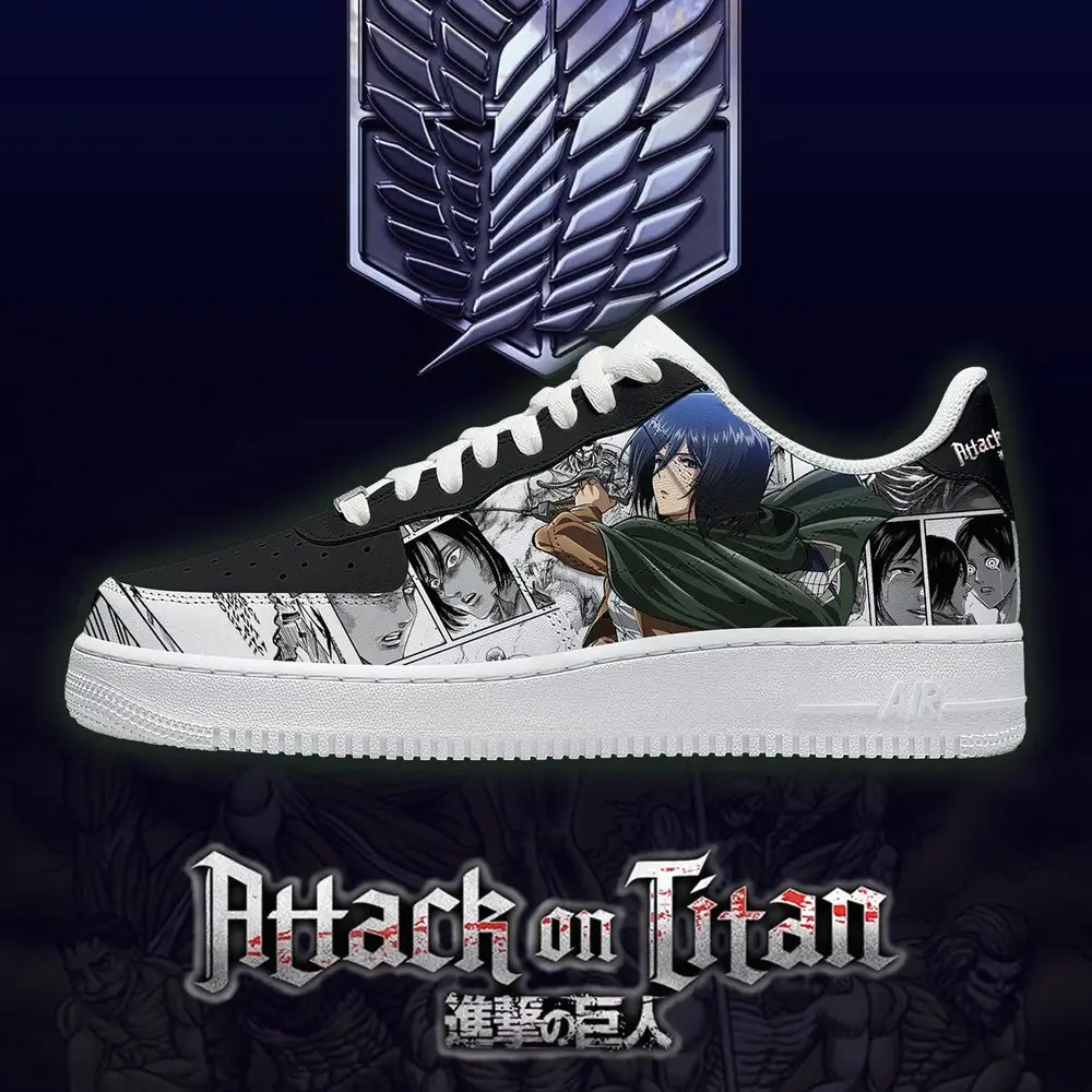 Mikasa Ackerman V.2 Attack on Titian Special Edition Lowtop Shoes - Sneakatelier