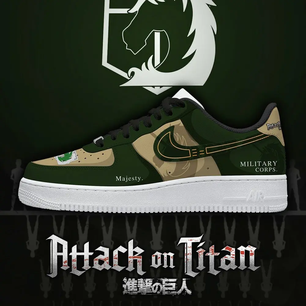 Military Police Regiment V.1 Attack on Titian Special Edition Lowtop Shoes - Sneakatelier