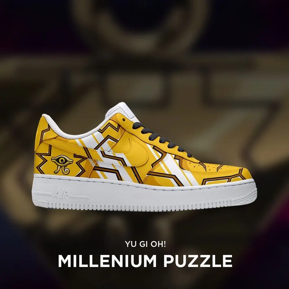 Millenium Puzzle Yu-Gi-Oh Edition Low Top Shoes - Sneakatelier