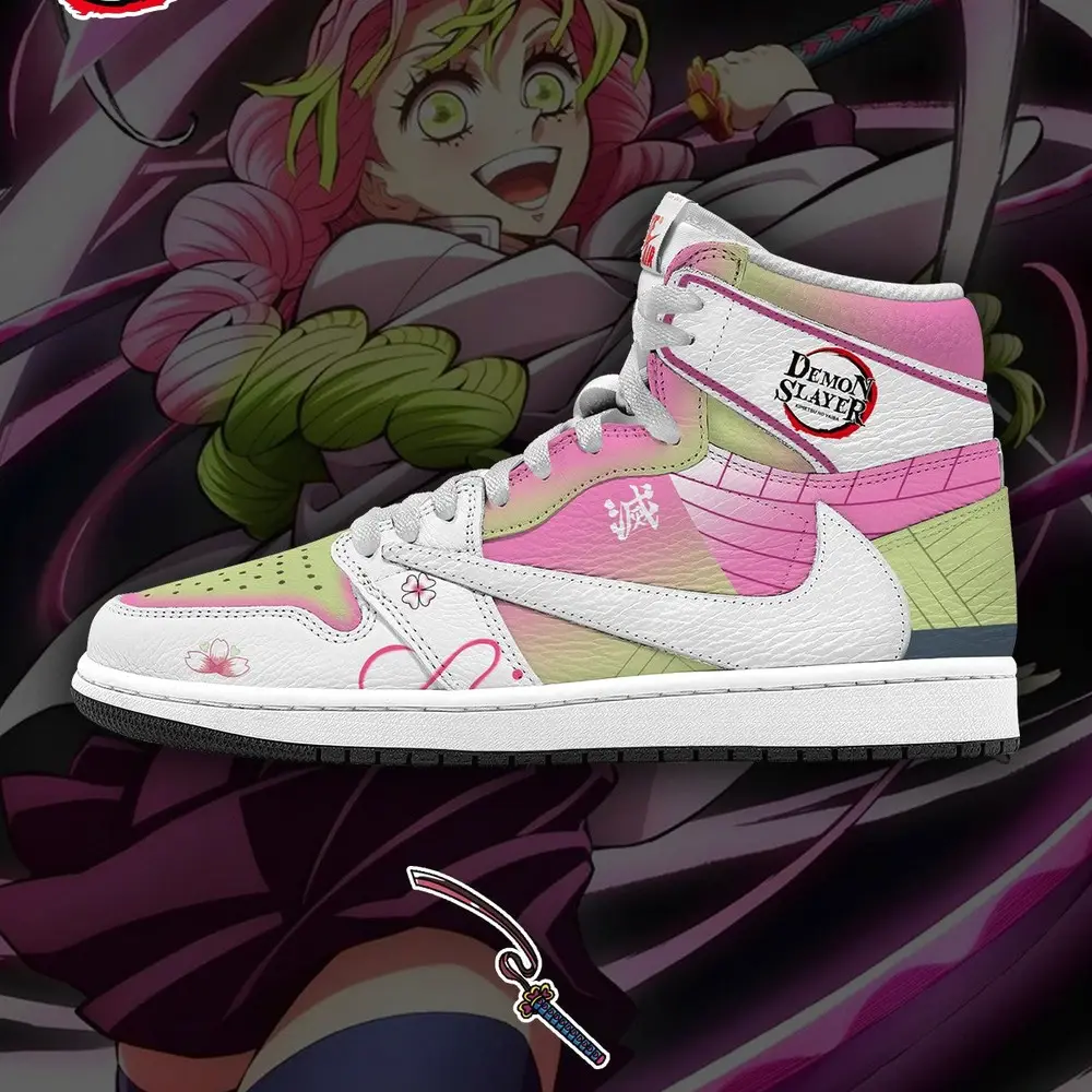 Mitsuri Kanroji V.1 Demon Slayer Limited Edition High Top Shoes - Sneakatelier