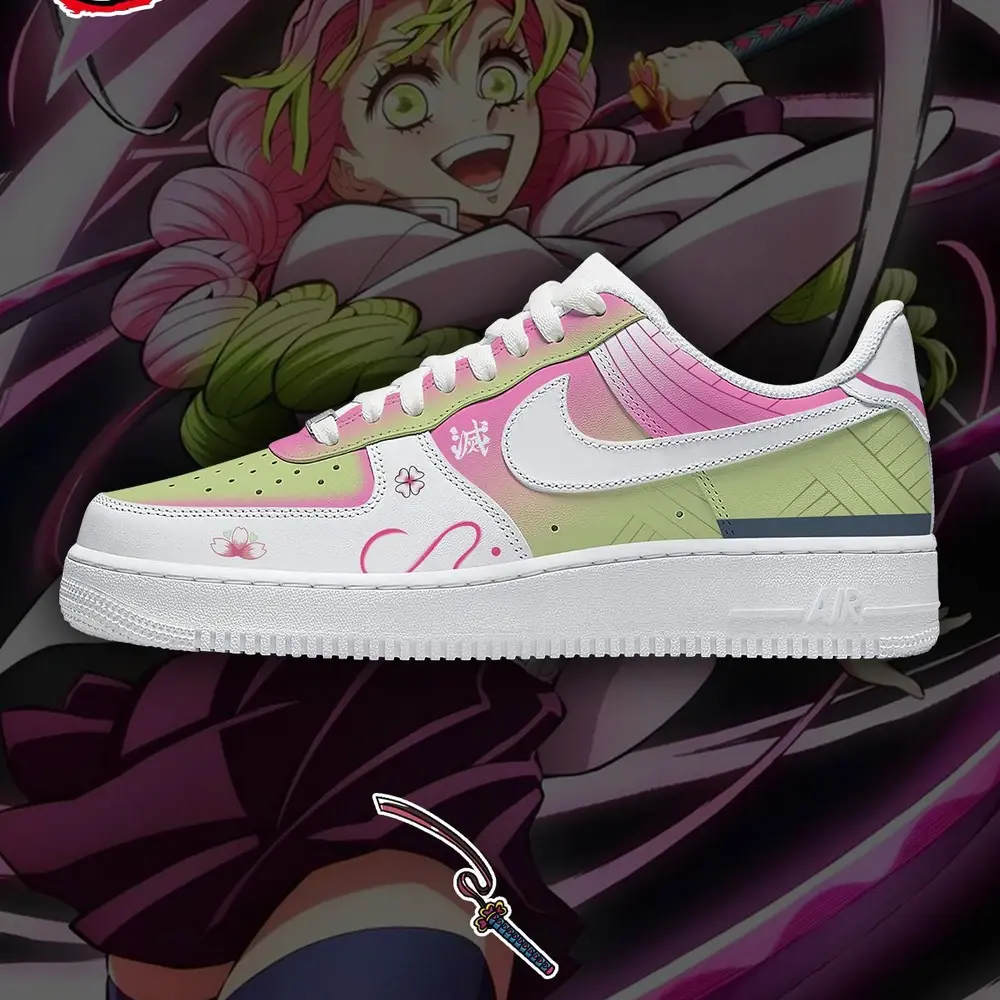 Mitsuri Kanroji V.2 Demon Slayer Special Design Low Top Shoes - Shoesmates Mitsuri Kanroji V.2 Demon Slayer Special Design Low Top Shoes - Sneakatelier Sneakatelier