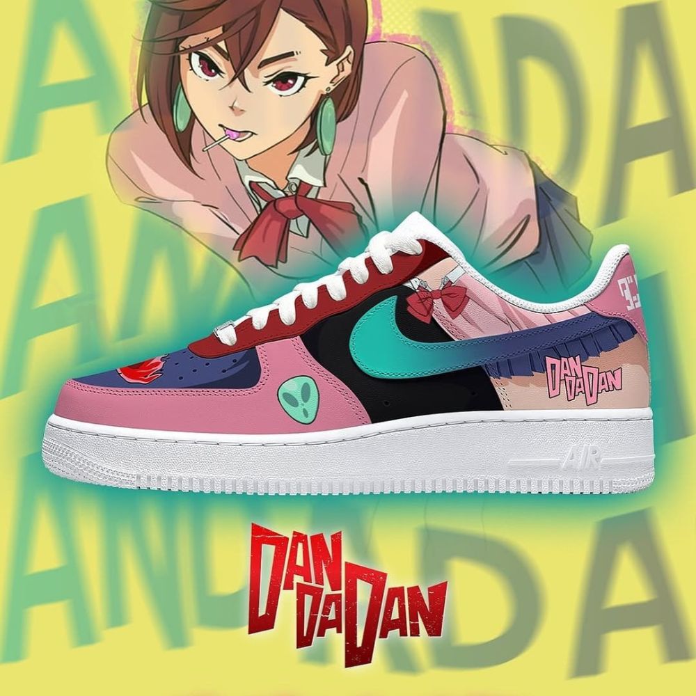 Momo Ayase Dan Da Dan AF1 Shoes - Shoesmates Momo Ayase Dan Da Dan AF1 Shoes - Sneakatelier Sneakatelier