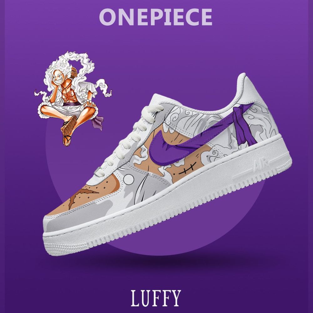 Monkey D. Luffy No.6 One Piece AF1 Shoes - Shoesmates Monkey D. Luffy No.6 One Piece AF1 Shoes - Sneakatelier Sneakatelier
