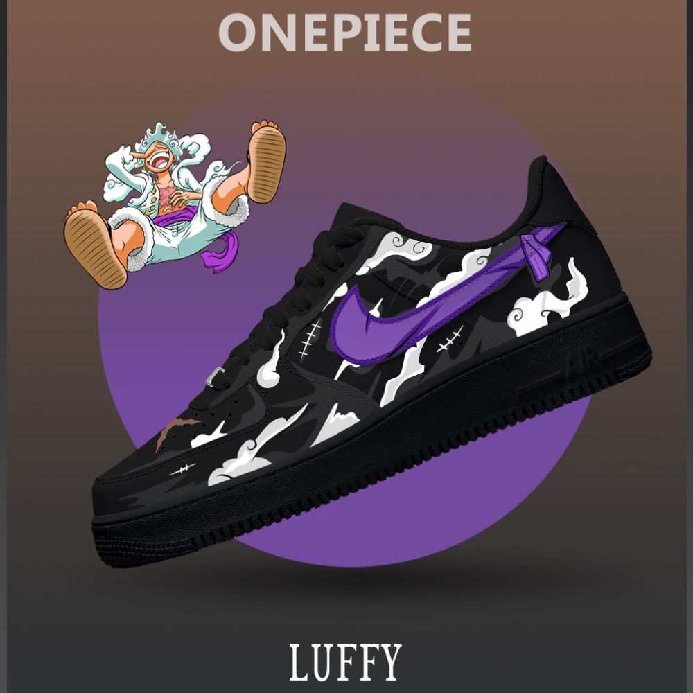 Monkey D. Luffy NO.8 One Piece AF1 Shoes - Shoesmates Monkey D. Luffy NO.8 One Piece AF1 Shoes - Sneakatelier Sneakatelier