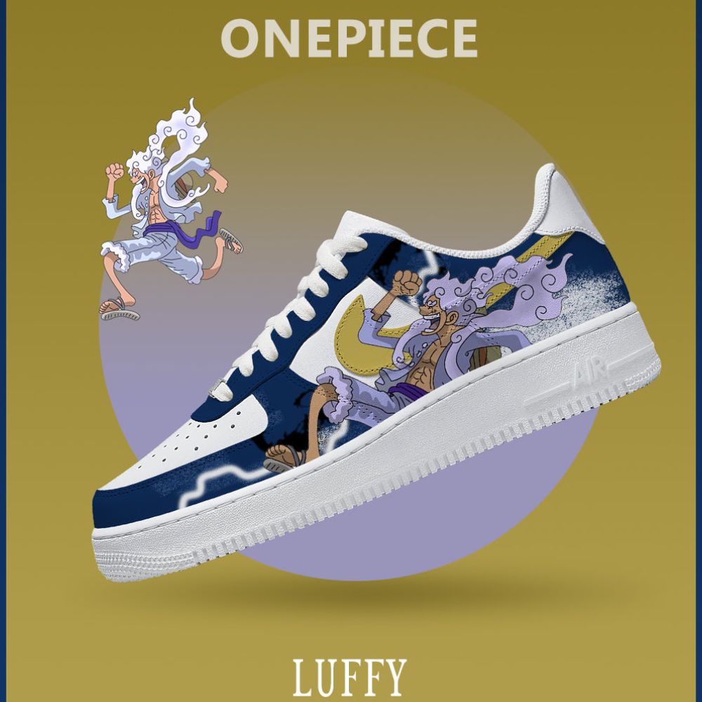 Monkey D. Luffy NO.9 One Piece AF1 Shoes - Shoesmates Monkey D. Luffy NO.9 One Piece AF1 Shoes - Sneakatelier Sneakatelier