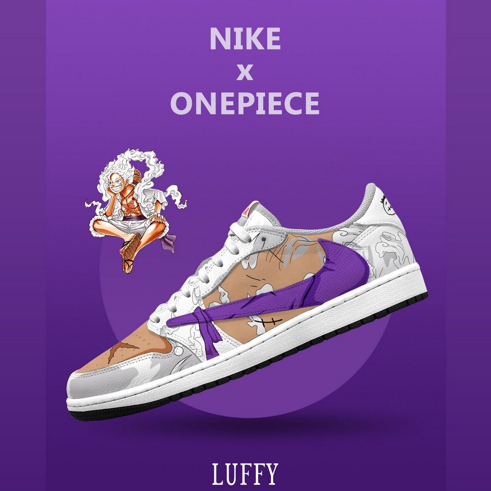 Monkey D. Luffy V.6 One Piece Limited Low Top Shoes - Sneakatelier