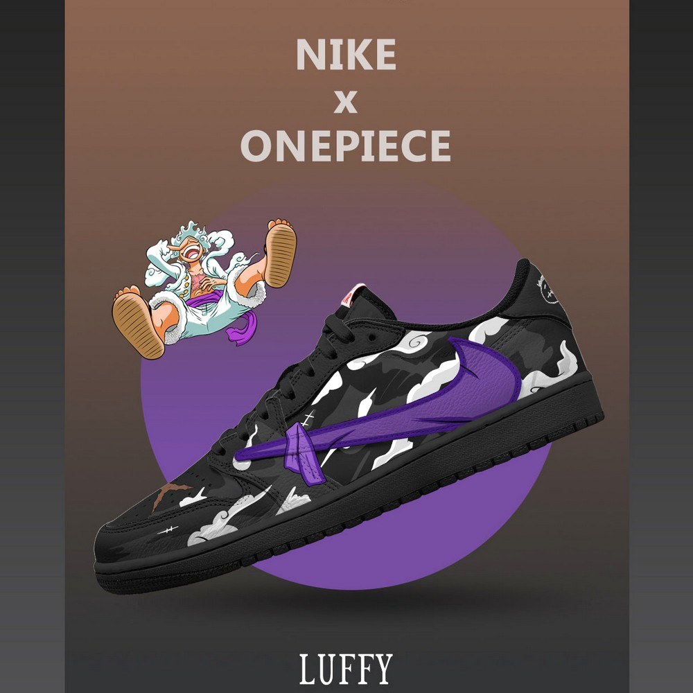 Monkey D. Luffy V.9 One Piece Limited Low Top Shoes - Sneakatelier