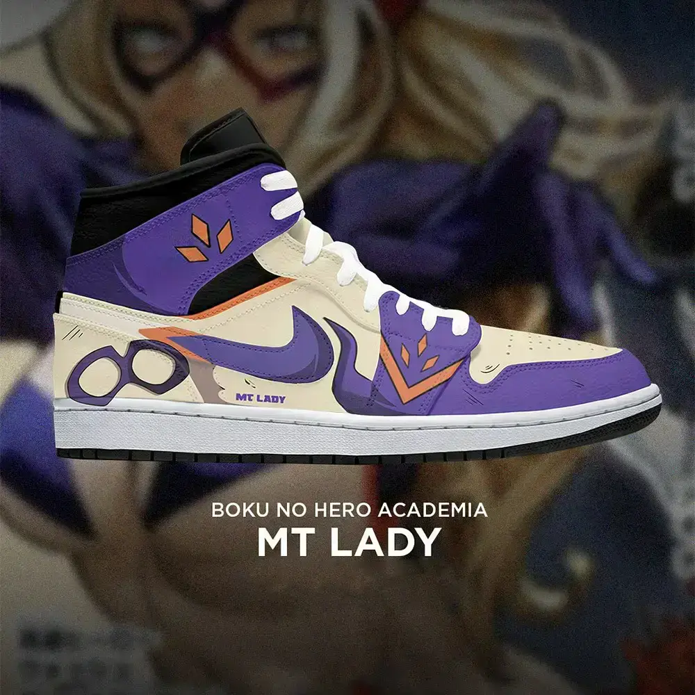 MT Lady My Hero Academia Custom High Top Shoes - Shoesmates MT Lady My Hero Academia Custom High Top Shoes - Sneakatelier Sneakatelier
