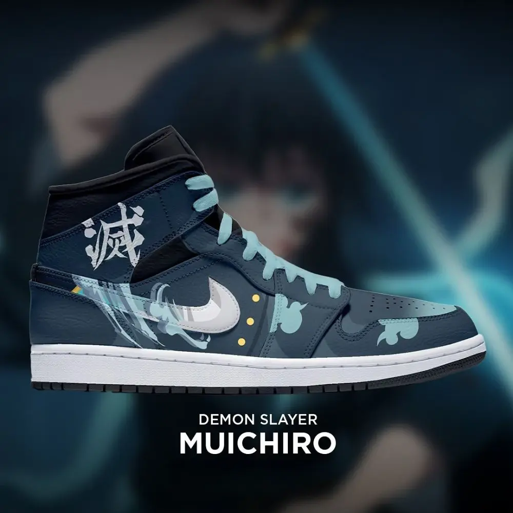 Muichiro Exclusive Demon Slayer High Top Shoes - Sneakatelier
