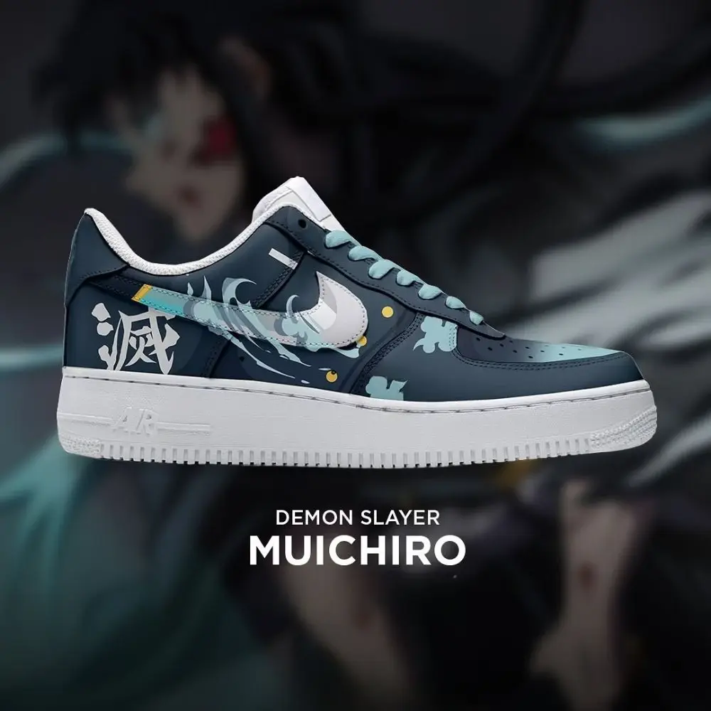 Muichiro Hashira Demon Slayer Low Top Shoes - Sneakatelier