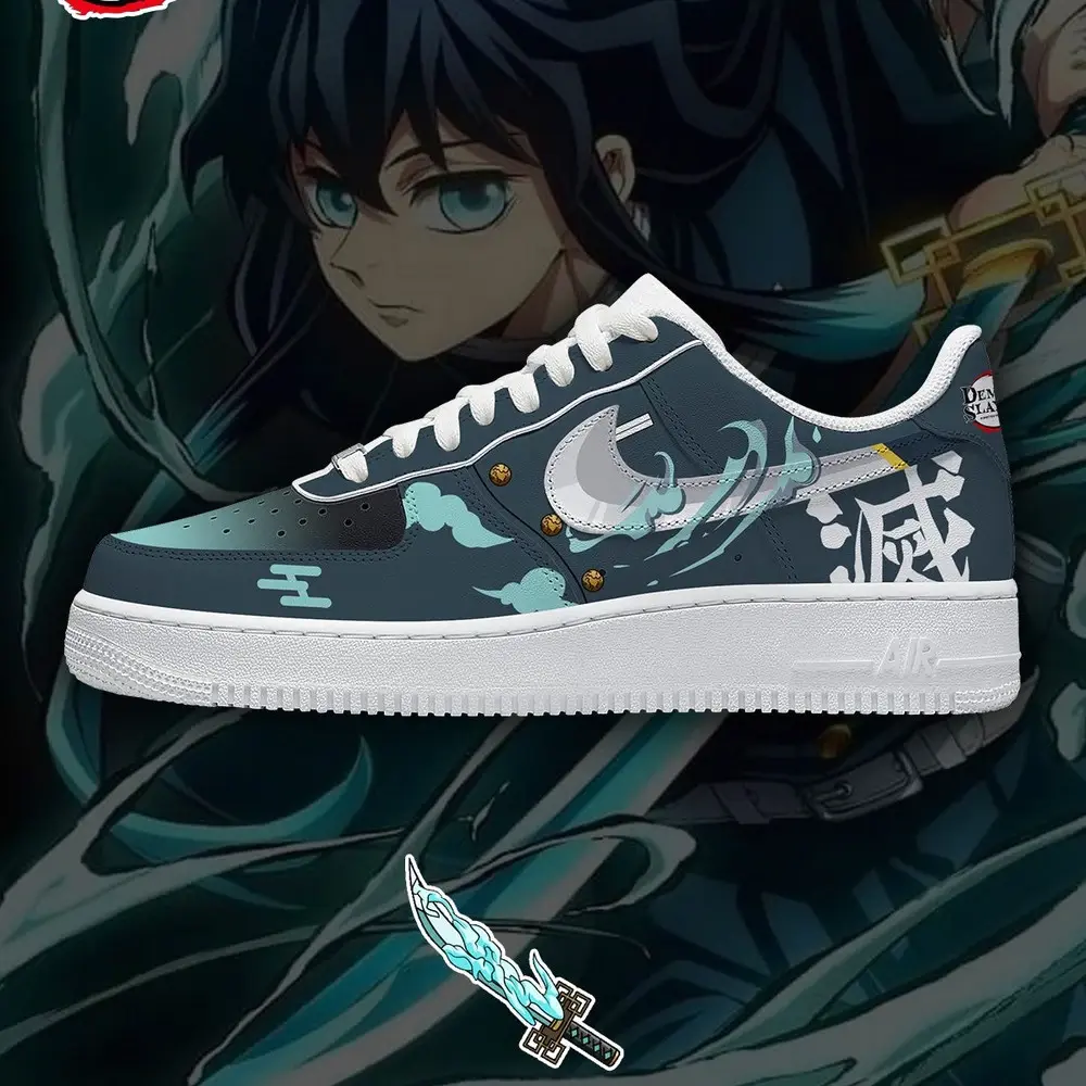 Muichiro Limited Demon Slayer Low Top Shoes - Sneakatelier
