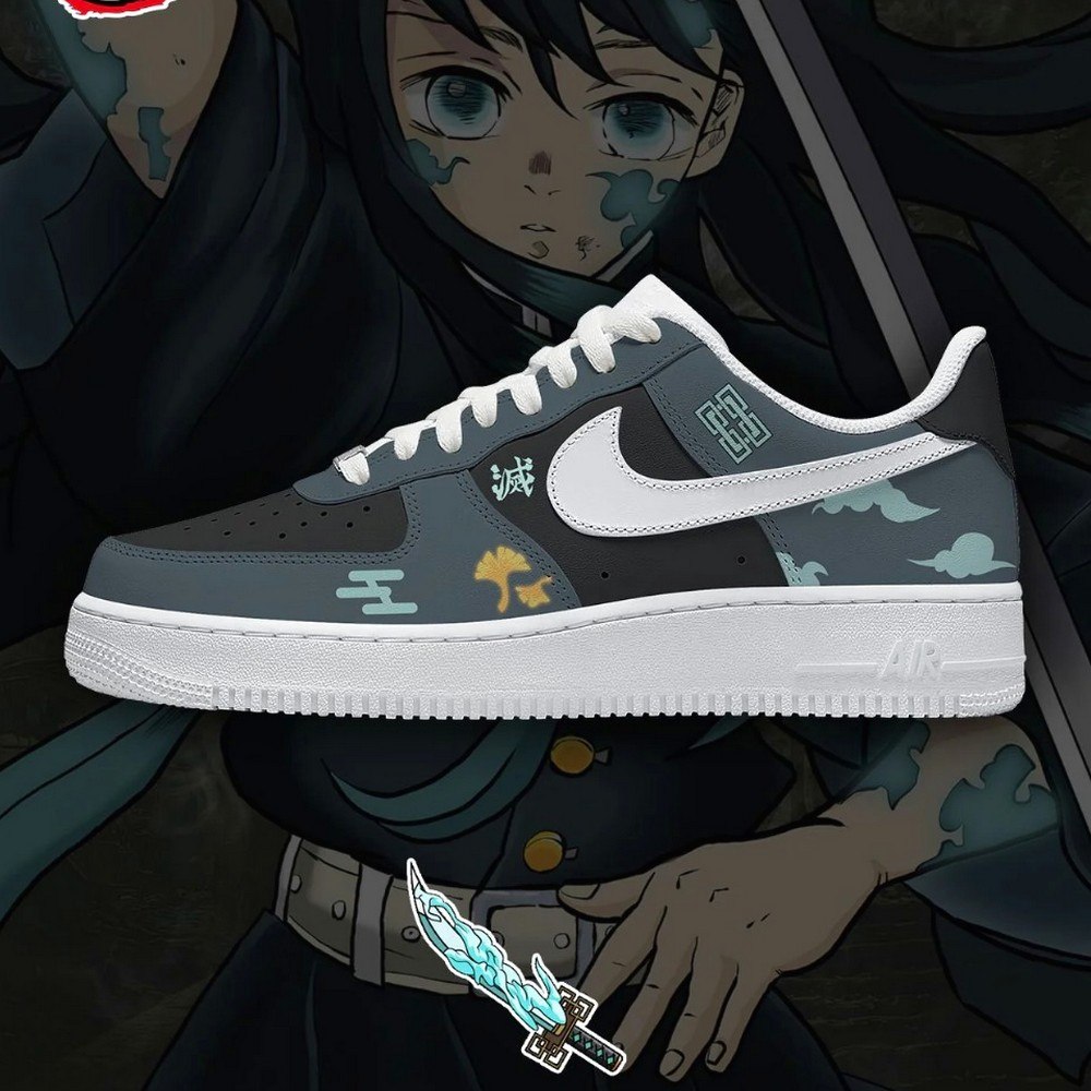 Muichiro Tokito Demon Slayer AF1 Shoes - Sneakatelier