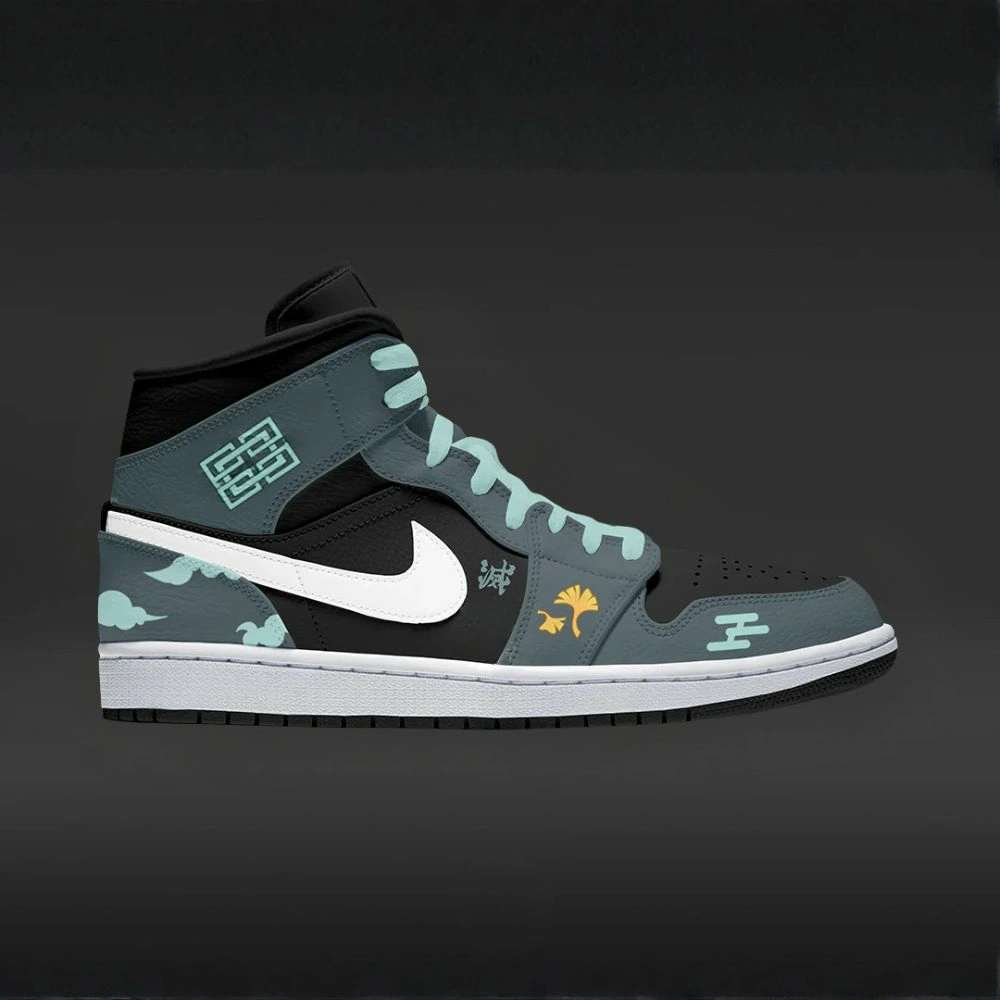 Muichiro Tokito Demon Slayer Custom High Top Shoes - Shoesmates Muichiro Tokito Demon Slayer Custom High Top Shoes - Sneakatelier Sneakatelier