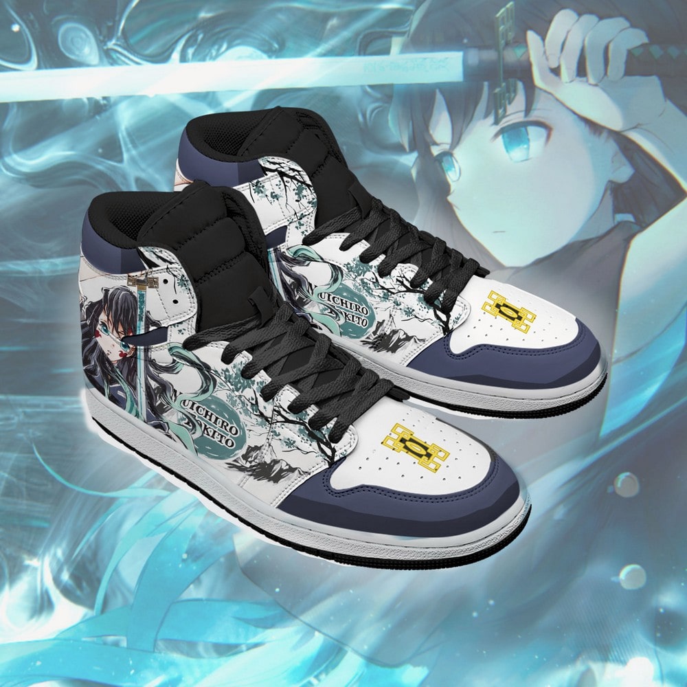 Muichiro Tokito Demon Slayer J1 High Top Shoes - Sneakatelier