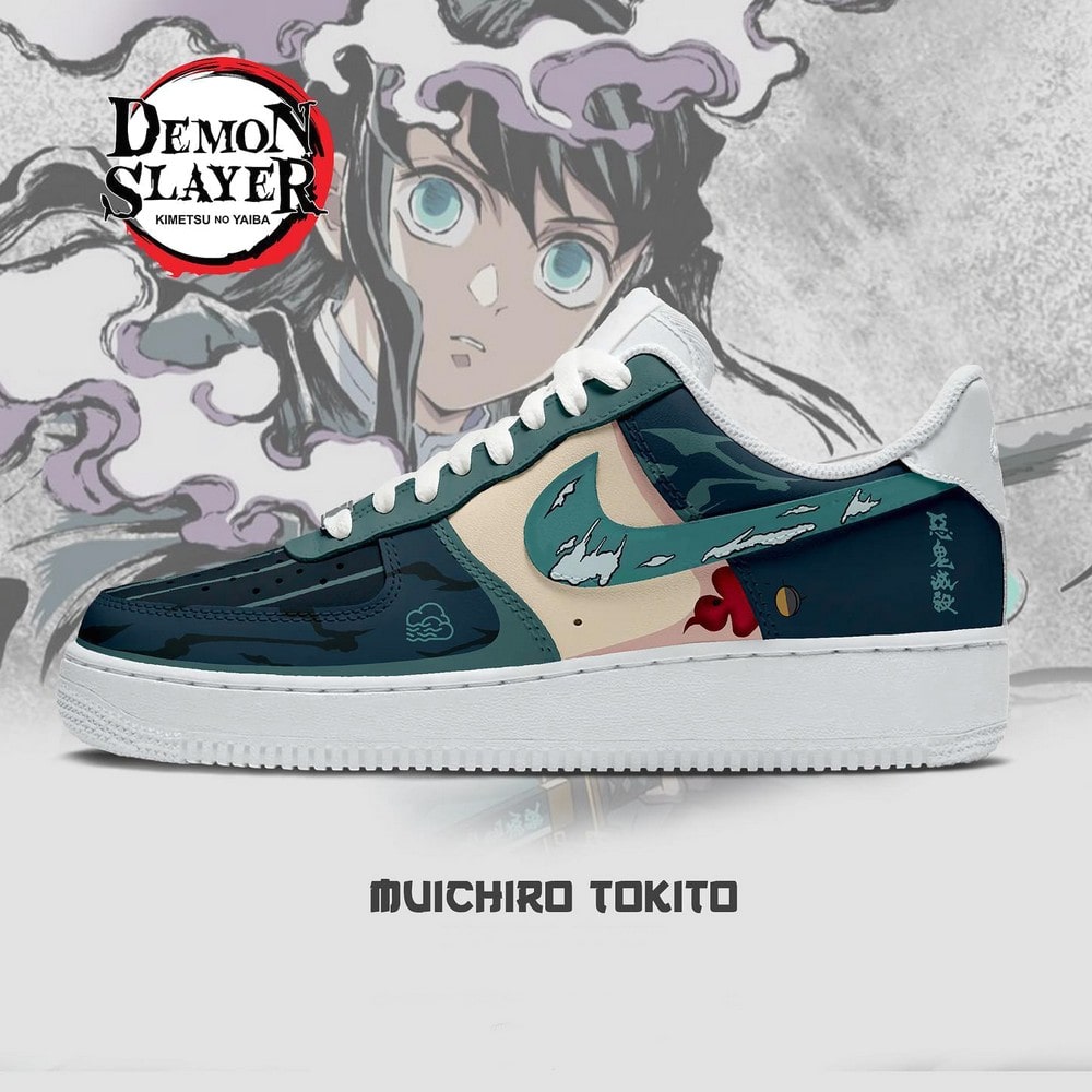 Muichiro Tokito Demon Slayer NAF Shoes - Shoesmates Muichiro Tokito Demon Slayer NAF Shoes - Sneakatelier Sneakatelier