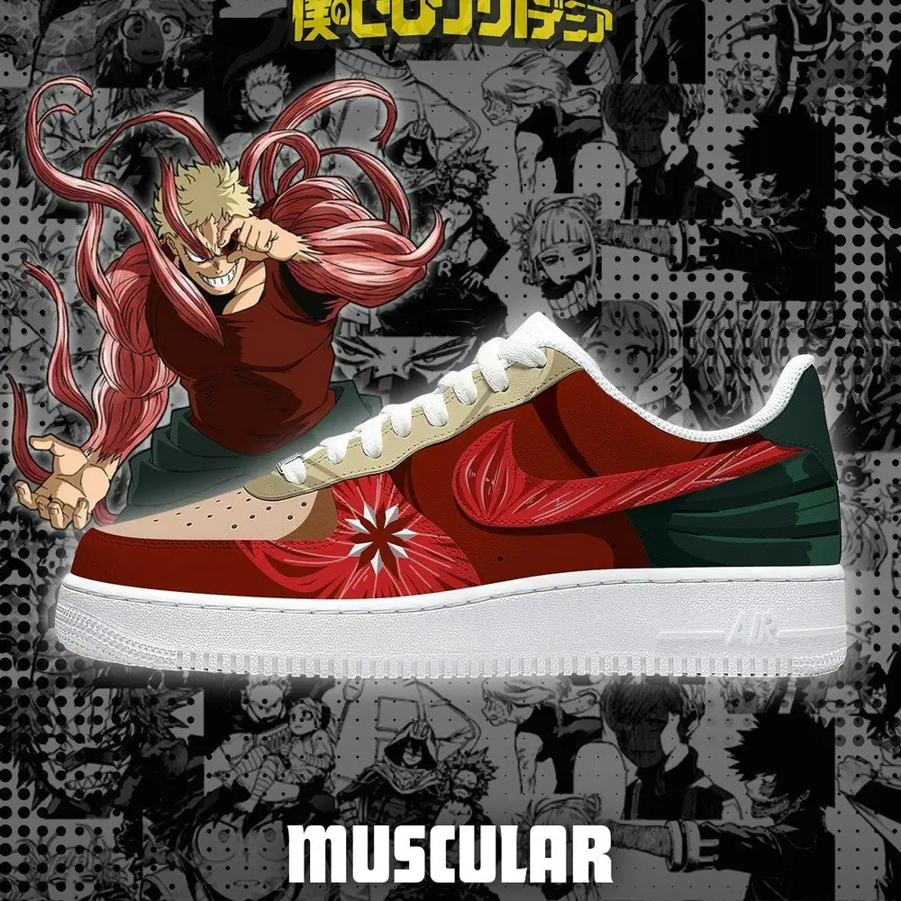 Muscular My Hero Academia New Low Top Shoes - Shoesmates Muscular My Hero Academia New Low Top Shoes - Sneakatelier Sneakatelier