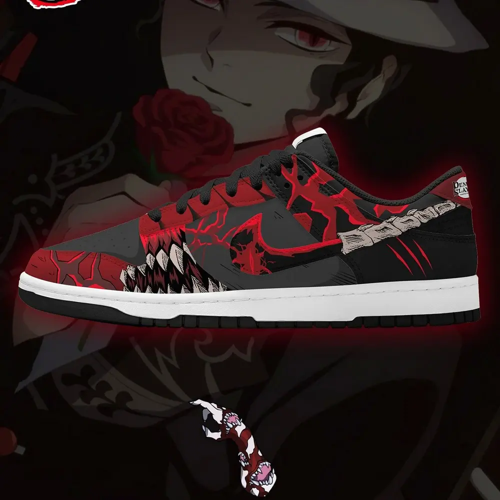 Muzan Kibutsuji V.3 Demon Slayer Special Design Low Top Shoes - Sneakatelier