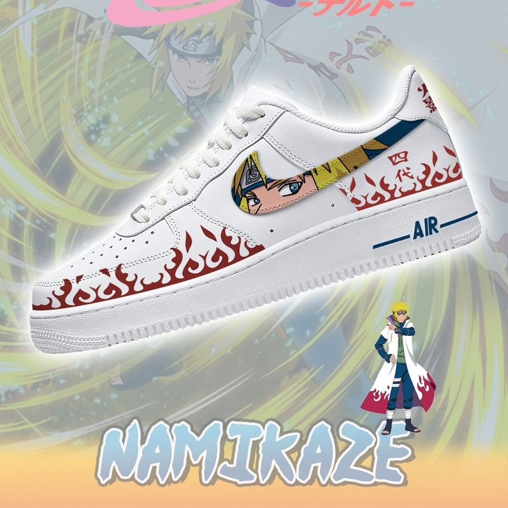 Namikaze Minato Naruto AF1 Shoes - Sneakatelier