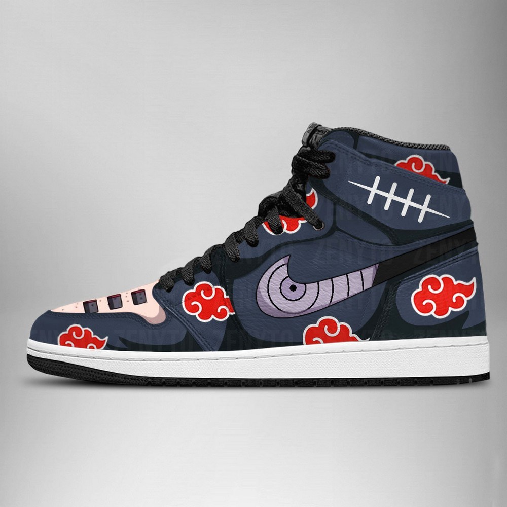 Naruto Akatsuki Pain AJ1 High Top Shoes Version 2 - Sneakatelier